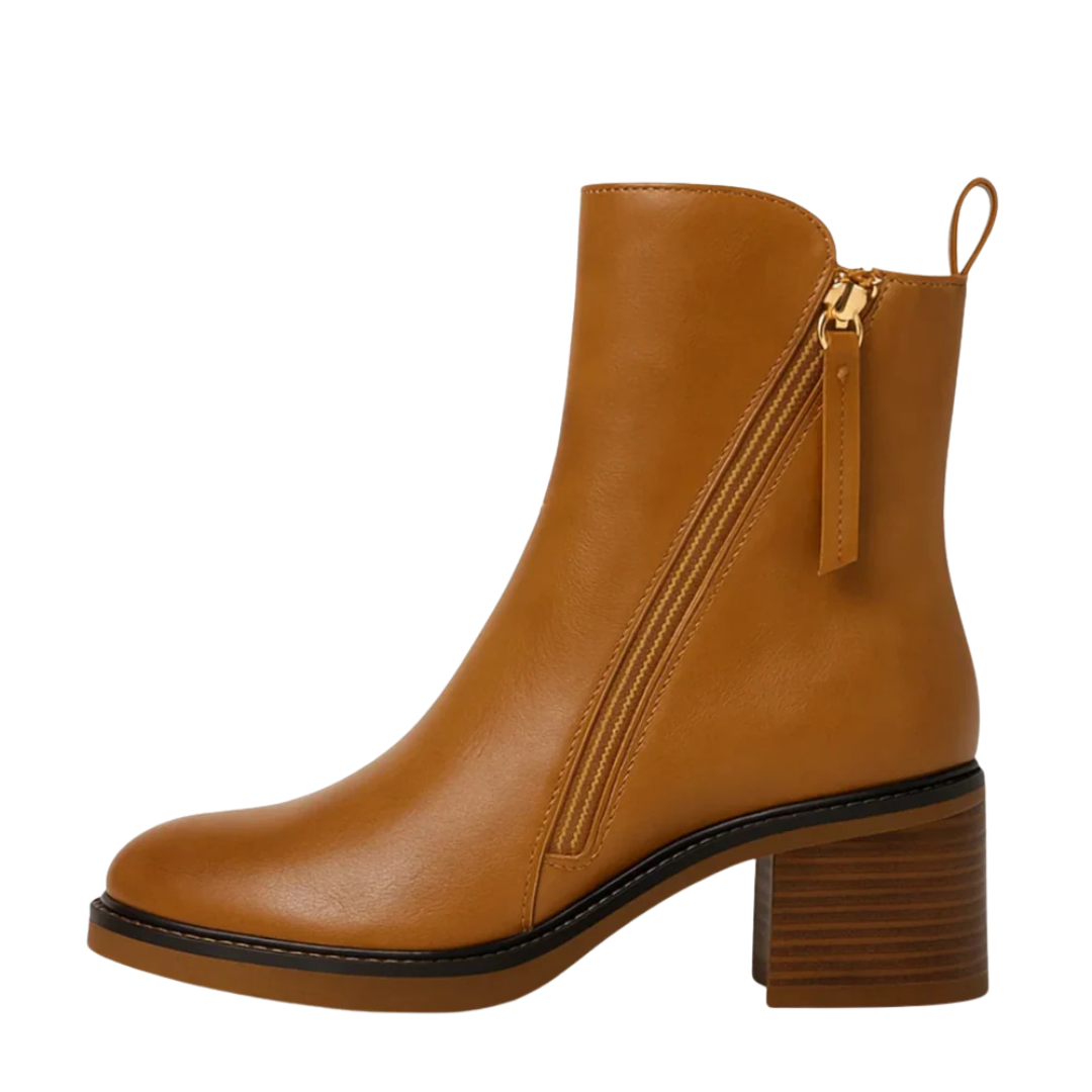 LEONÉA™ | LEATHER ANKLE BOOTS