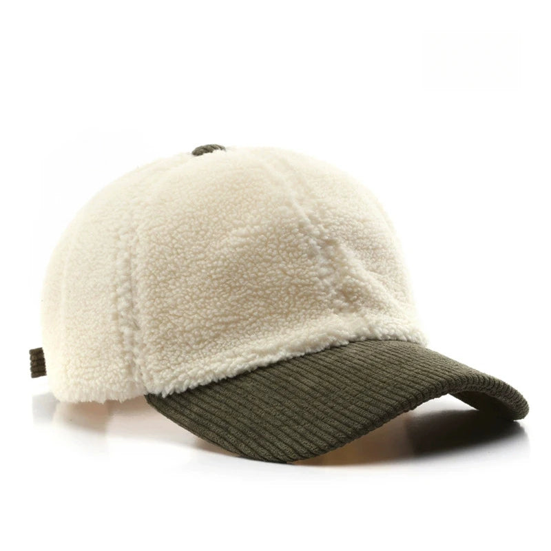 Arlena Plush Corduroy Cap