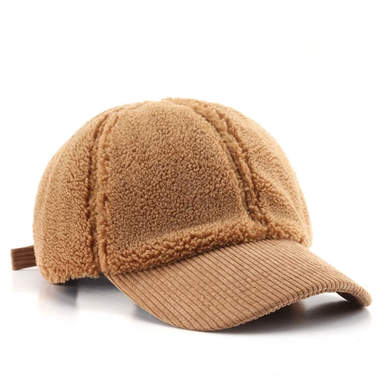 Arlena Plush Corduroy Cap
