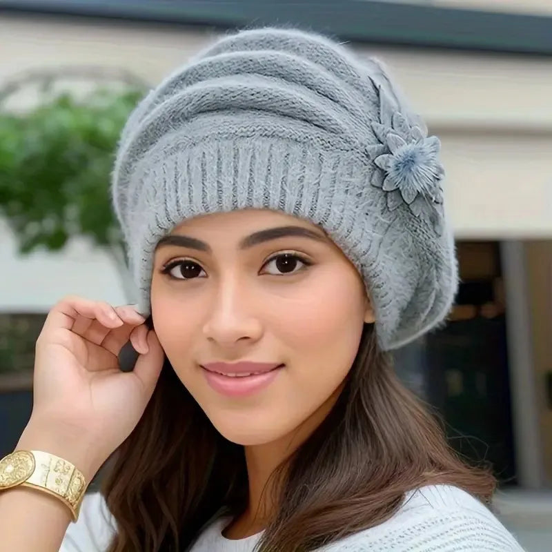 Amélie Blossom Knit Beret