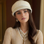 Marcelline Wool Riding Cloche