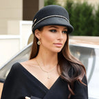 Celestine Crystal Wool Cloche