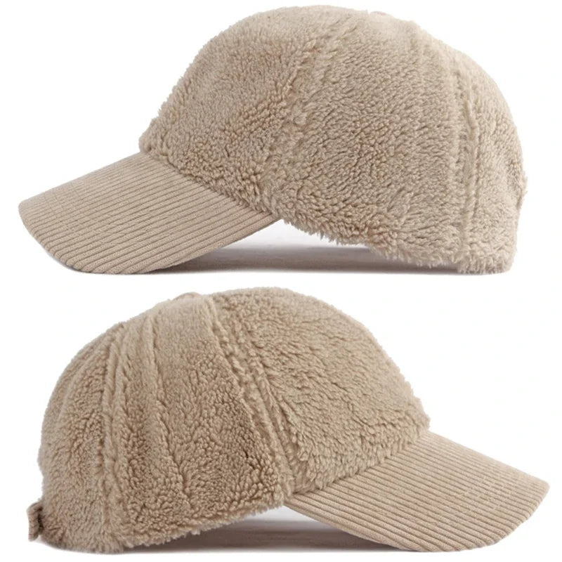 Arlena Plush Corduroy Cap