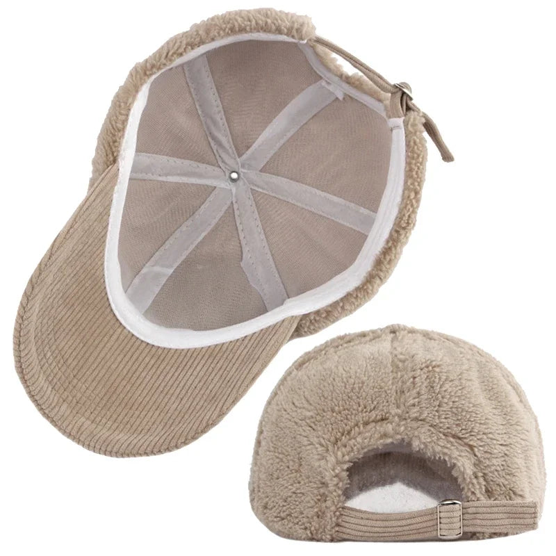 Arlena Plush Corduroy Cap