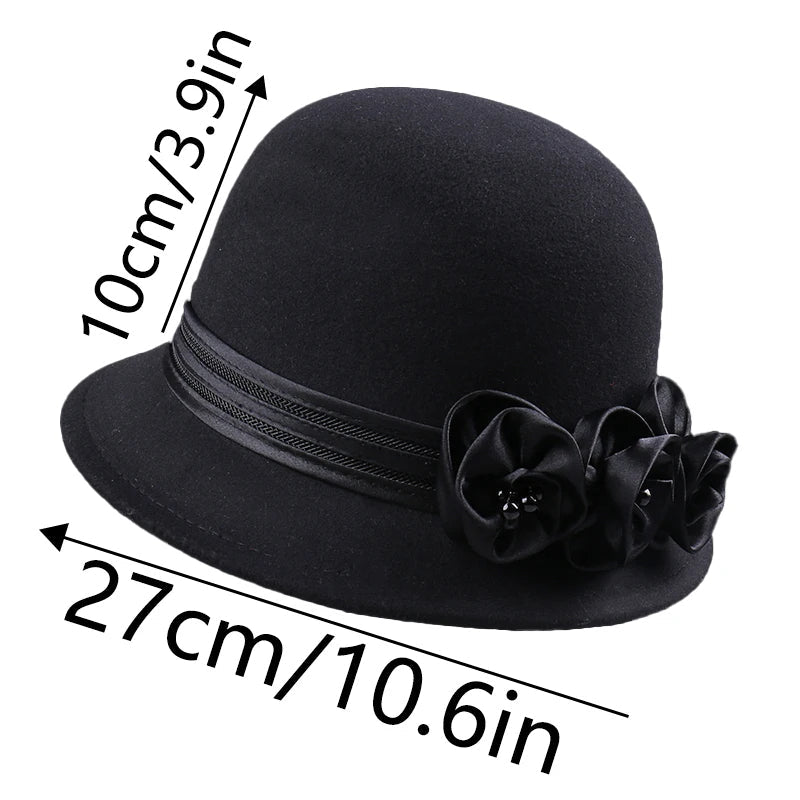 Evelyn Rose Wool Cloche