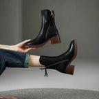 LEONÉA™ | LEATHER ANKLE BOOTS